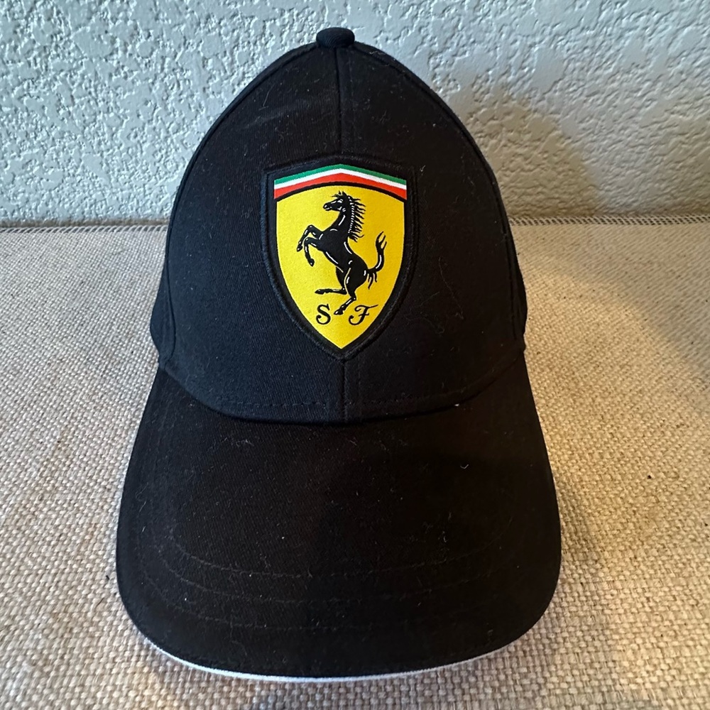 Scuderia Ferrari Black Classic Ball Cap